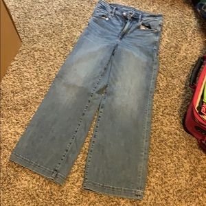 Wide leg jeans